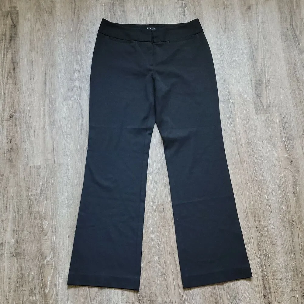 I.N.C Dress Pants ~ Sz 8 ~ Black ~ High Rise ~ 32.5